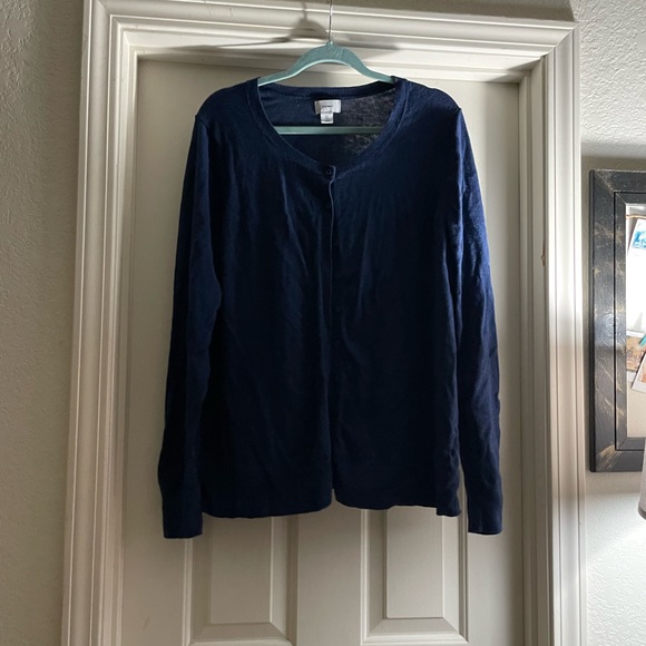 Blue button cardigan - Picture 5 of 5